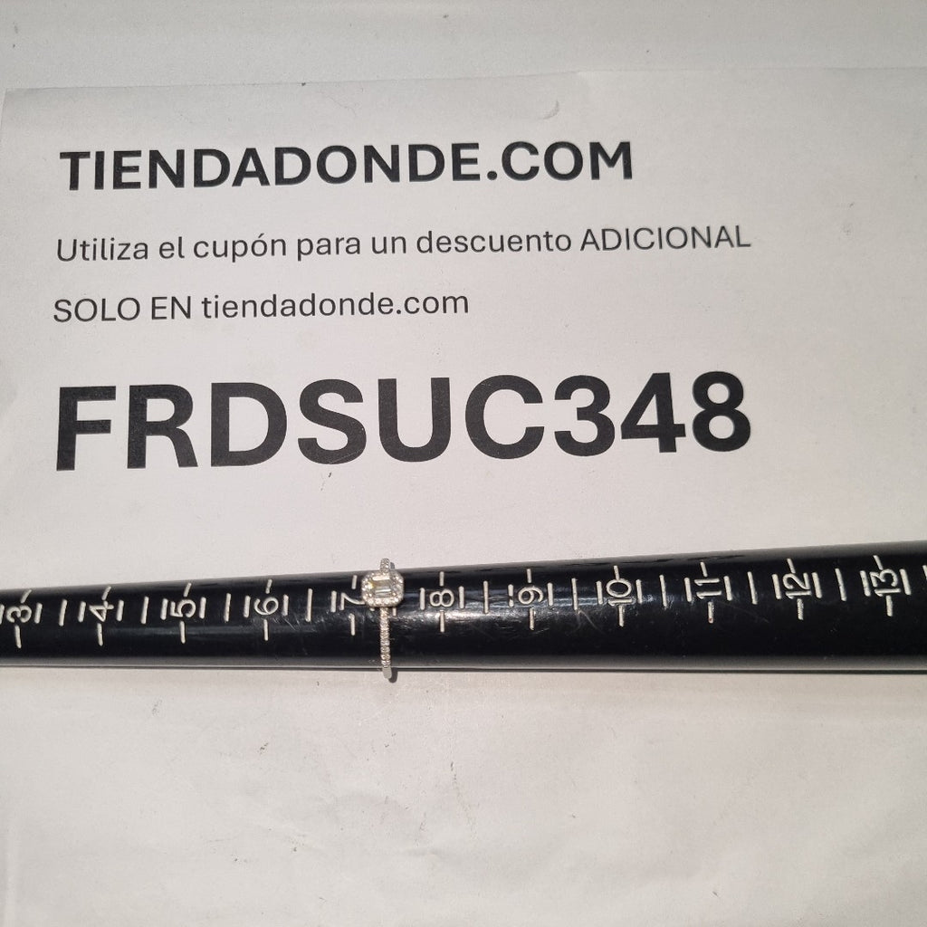 SOLITARIO ORO BLANCO 14 K 2,40 GRMS (SEMINUEVO)