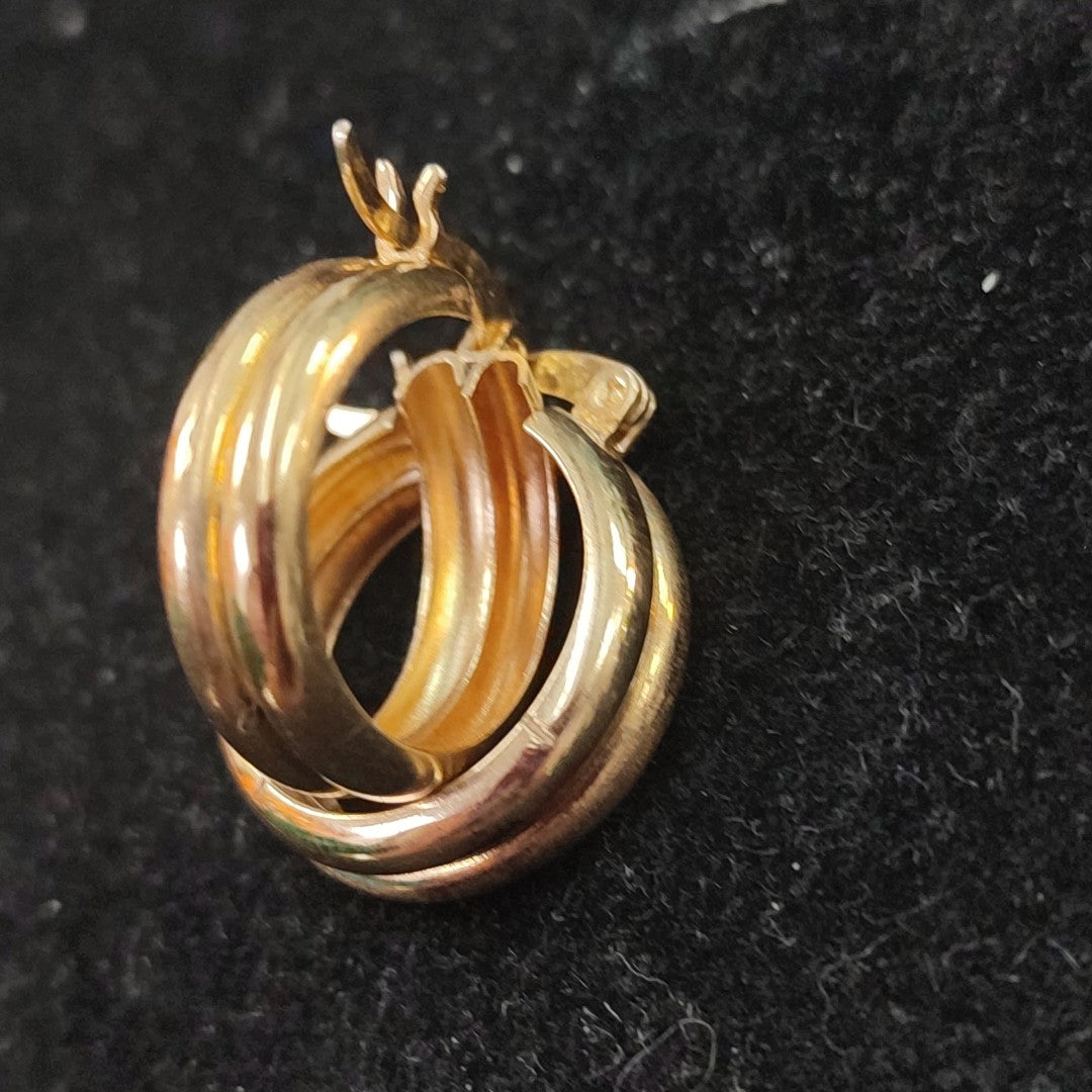 ARRACADAS PAR ORO 10 K 4,00 GRMS (SEMINUEVO)
