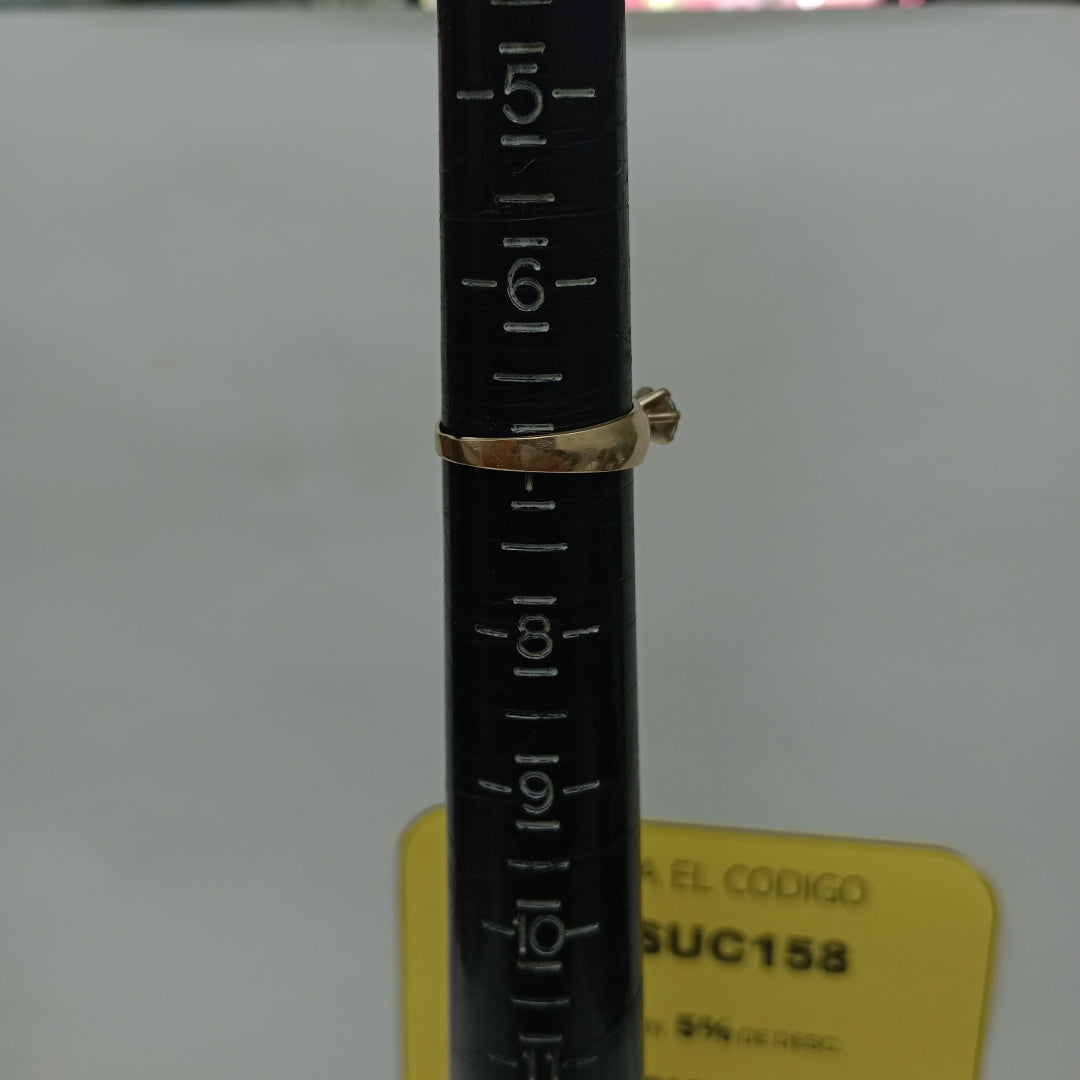 SOLITARIO ORO 14 K 2,10 GRMS (SEMINUEVO)