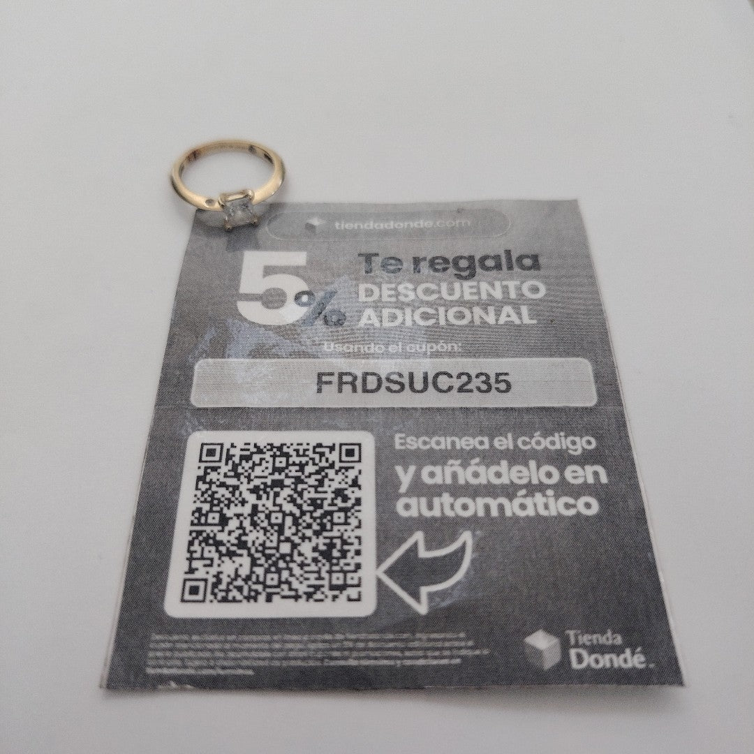 SOLITARIO ORO 10 K 2,50 GRMS (SEMINUEVO)