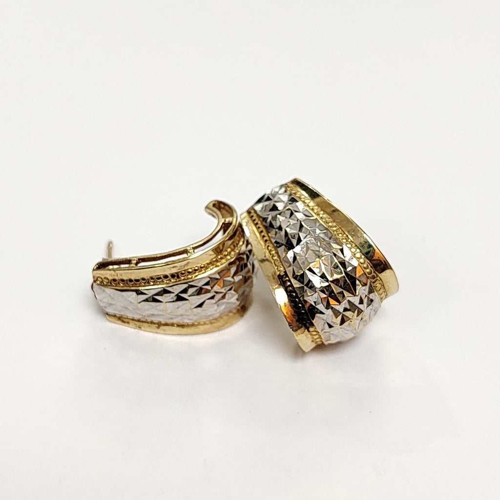ARETES PAR ORO 14 K 3.7 GRMS (SEMINUEVO)
