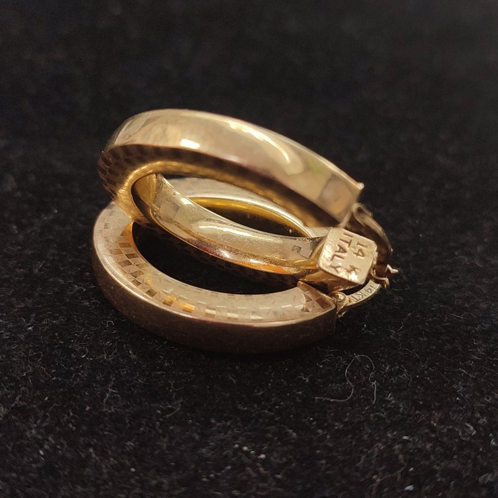 ARRACADAS PAR ORO 14 K 4,90 GRMS (SEMINUEVO)