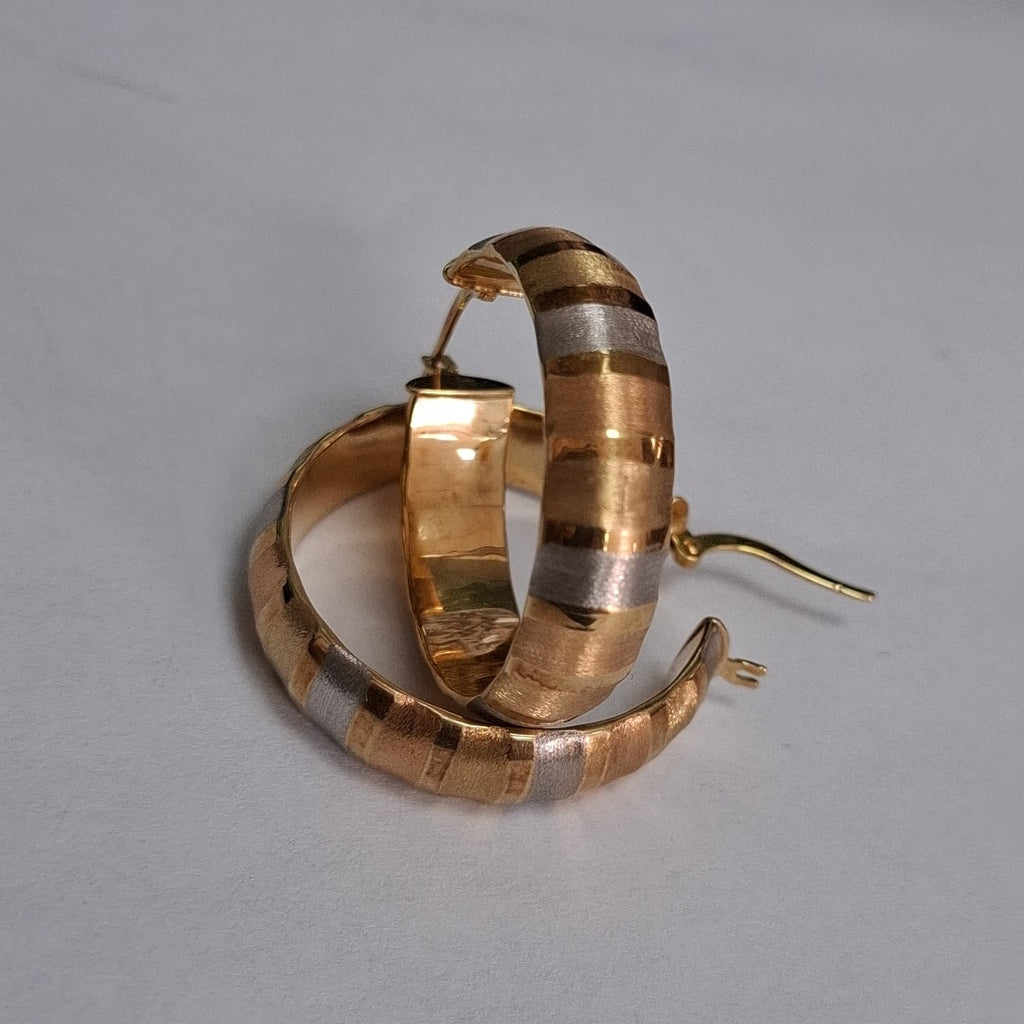 ARRACADAS PAR ORO 14 K 4,60 GRMS (SEMINUEVO)