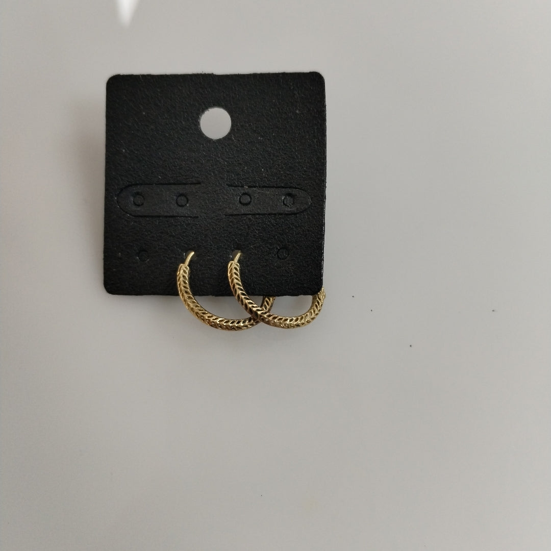 ARRACADAS PAR ORO 8 K 1.2 GRMS (SEMINUEVO)