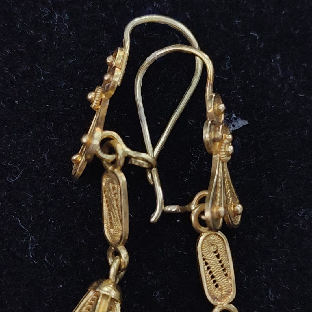 ARETES PAR ORO 10 K 5,60 GRMS (SEMINUEVO)