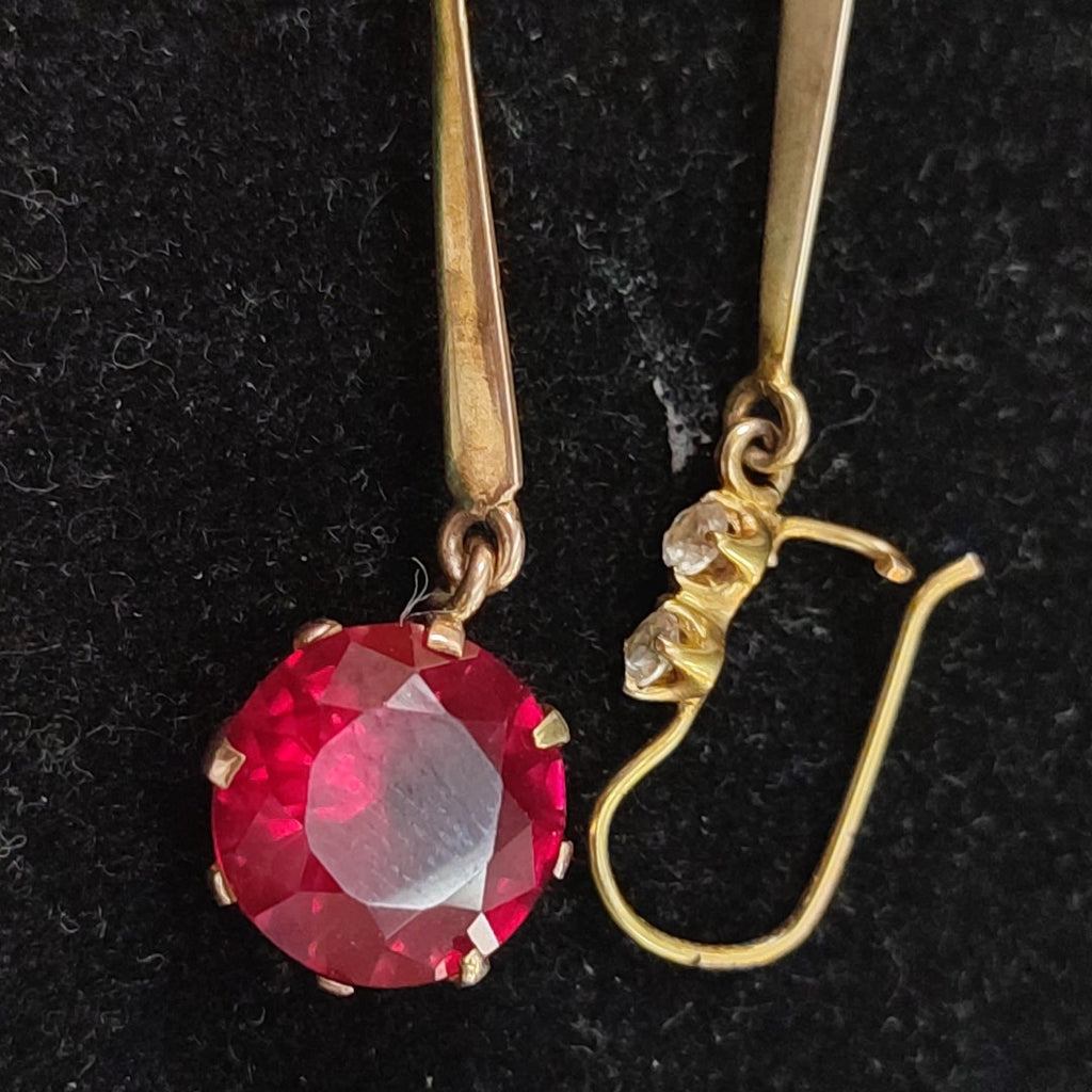 ARETES PAR ORO 10 K 7,20 GRMS (SEMINUEVO)