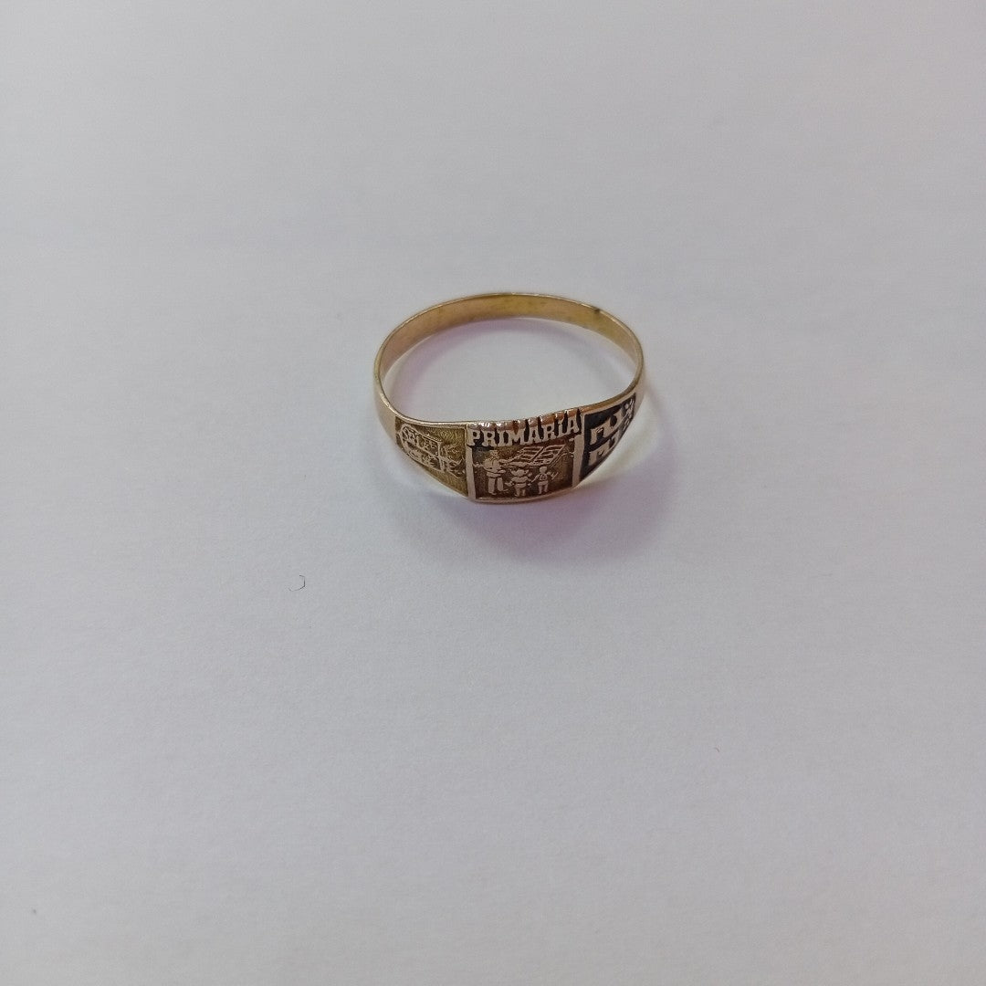ANILLO DE GRADUACIÓN ORO 8 K 1.1 GRMS (SEMINUEVO)