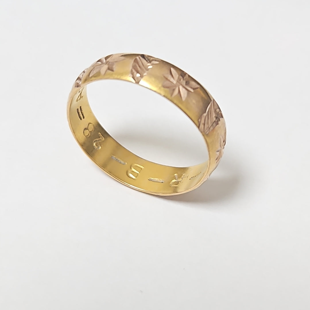 ANILLO ORO 10 K 3,00 GRMS (SEMINUEVO)