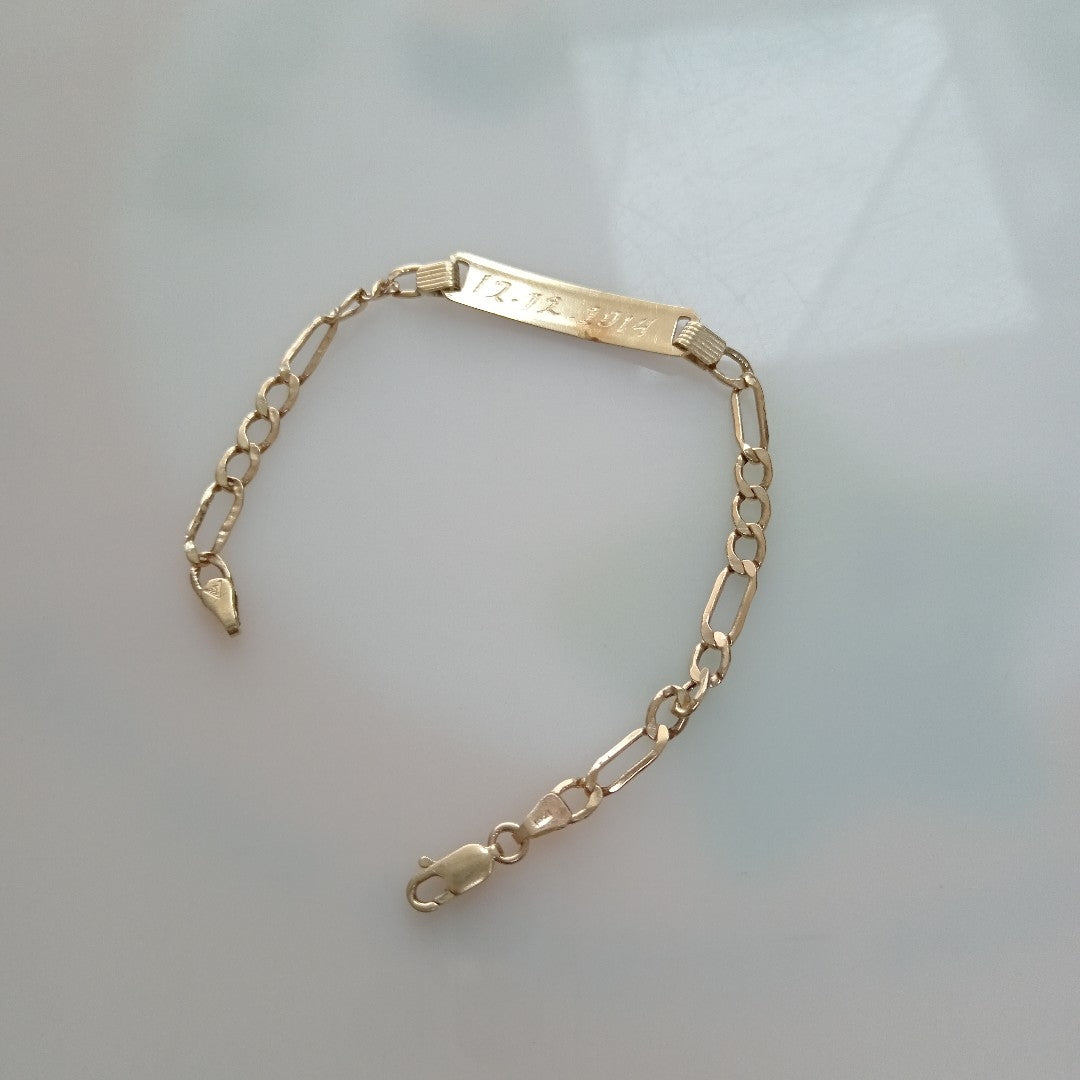 ESCLAVA ORO 14 K 4.1 GRMS (SEMINUEVO)