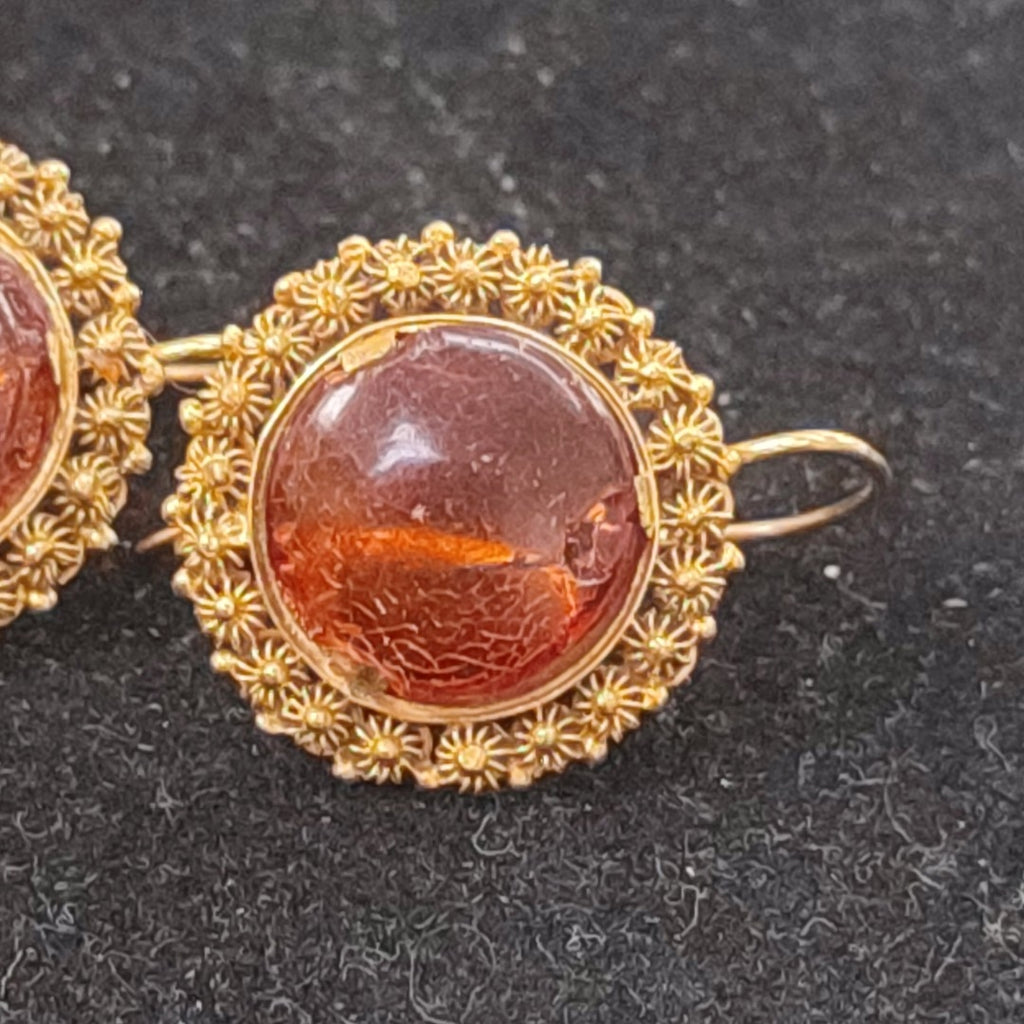 ARETES PAR ORO 10 K 4,20 GRMS (SEMINUEVO)