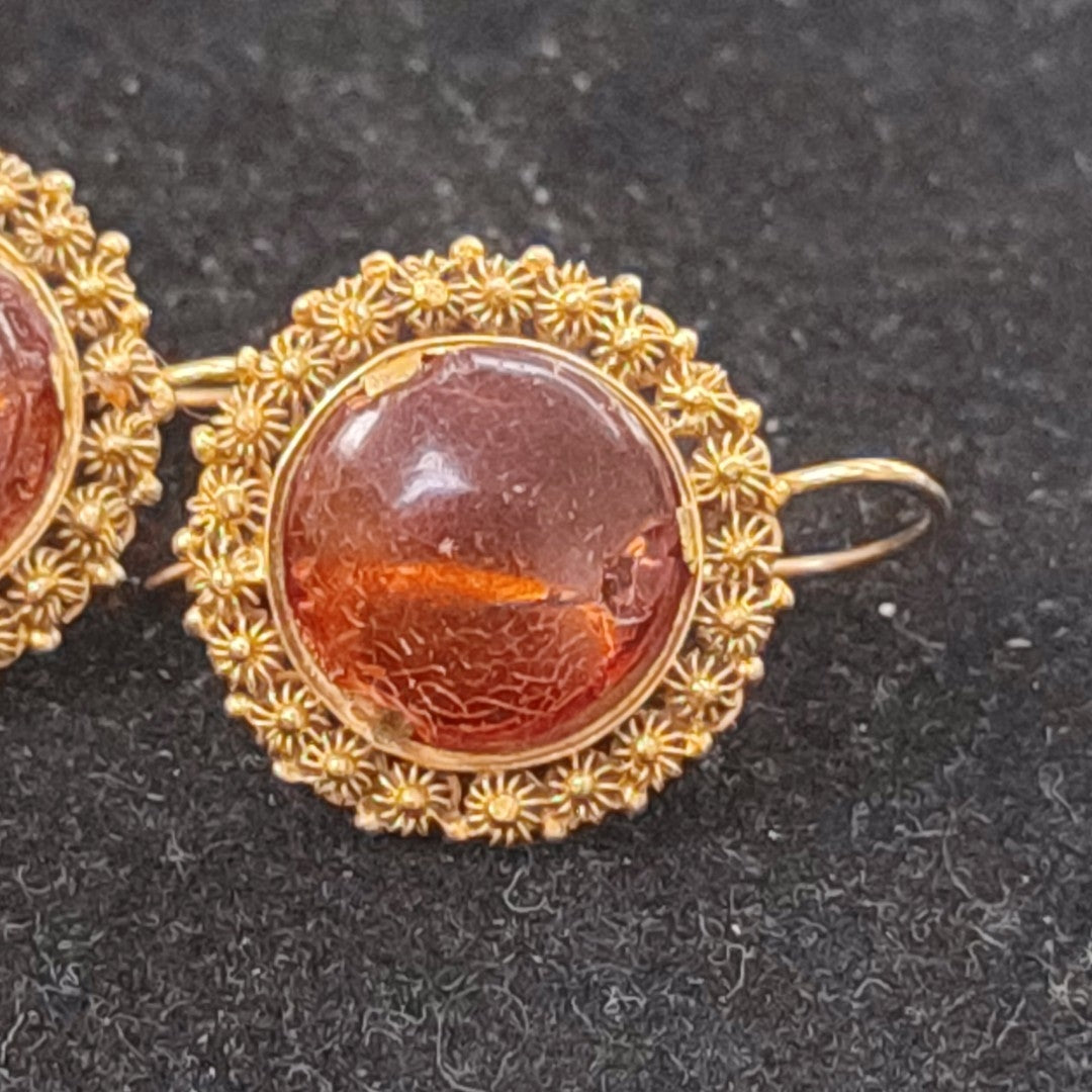 ARETES PAR ORO 10 K 4,20 GRMS (SEMINUEVO)