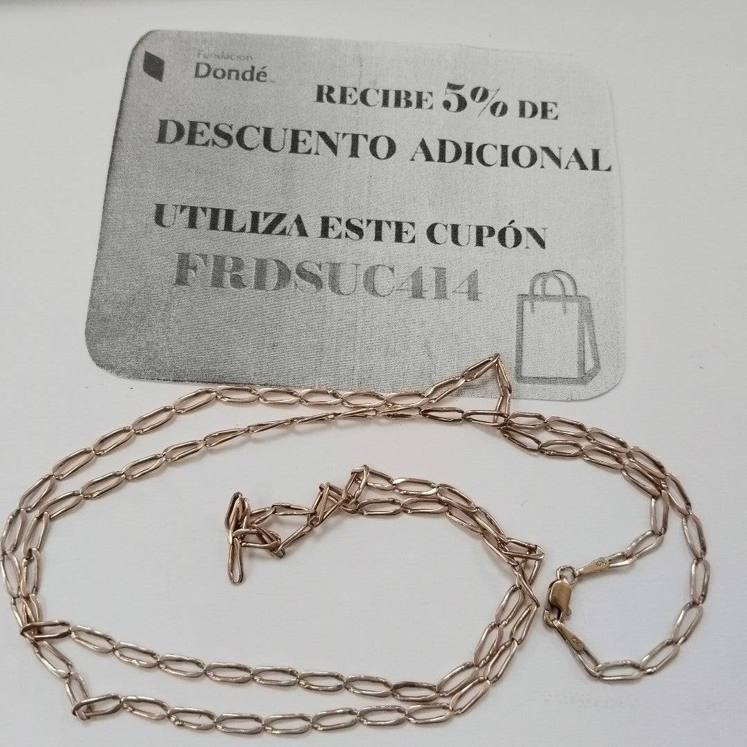 CADENA ORO 8 K 8.7 GRMS (SEMINUEVO)