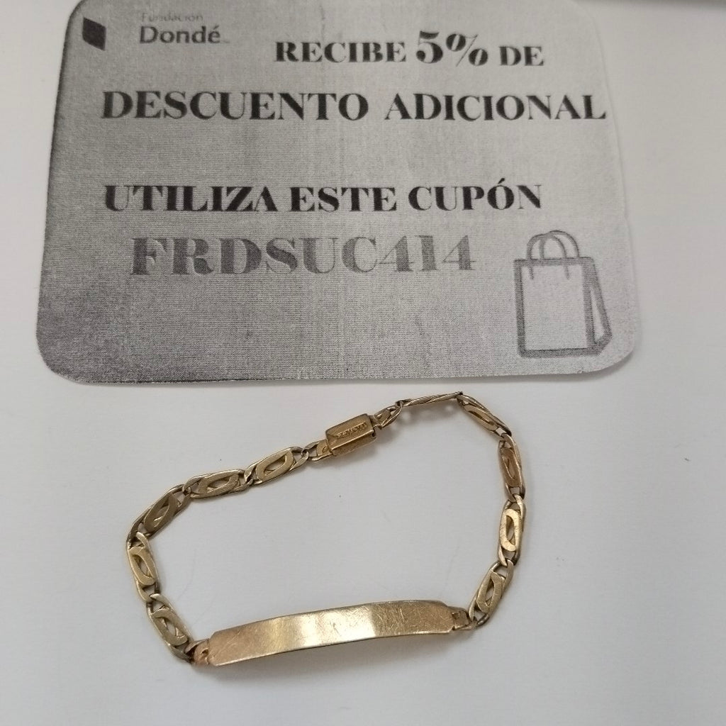 ESCLAVA ORO 14 K 4.3 GRMS (SEMINUEVO)