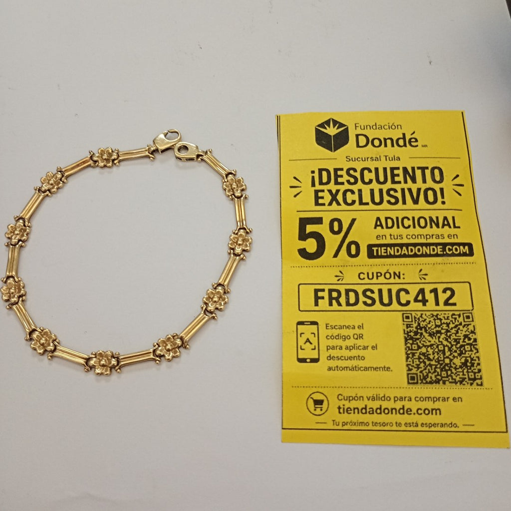 PULSERA ORO 14 K 6.1 GRMS (SEMINUEVO)