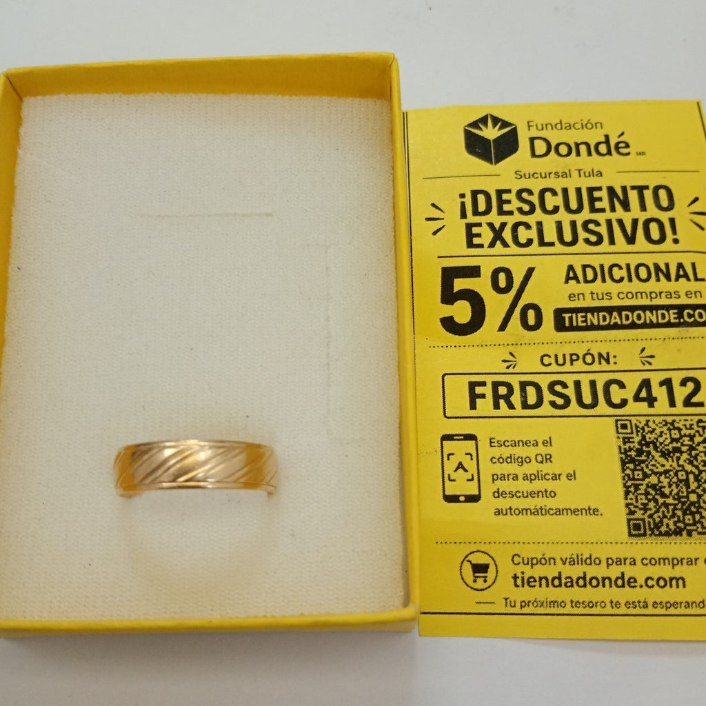 ARGOLLA ORO 14 K 3,10 GRMS (SEMINUEVO)