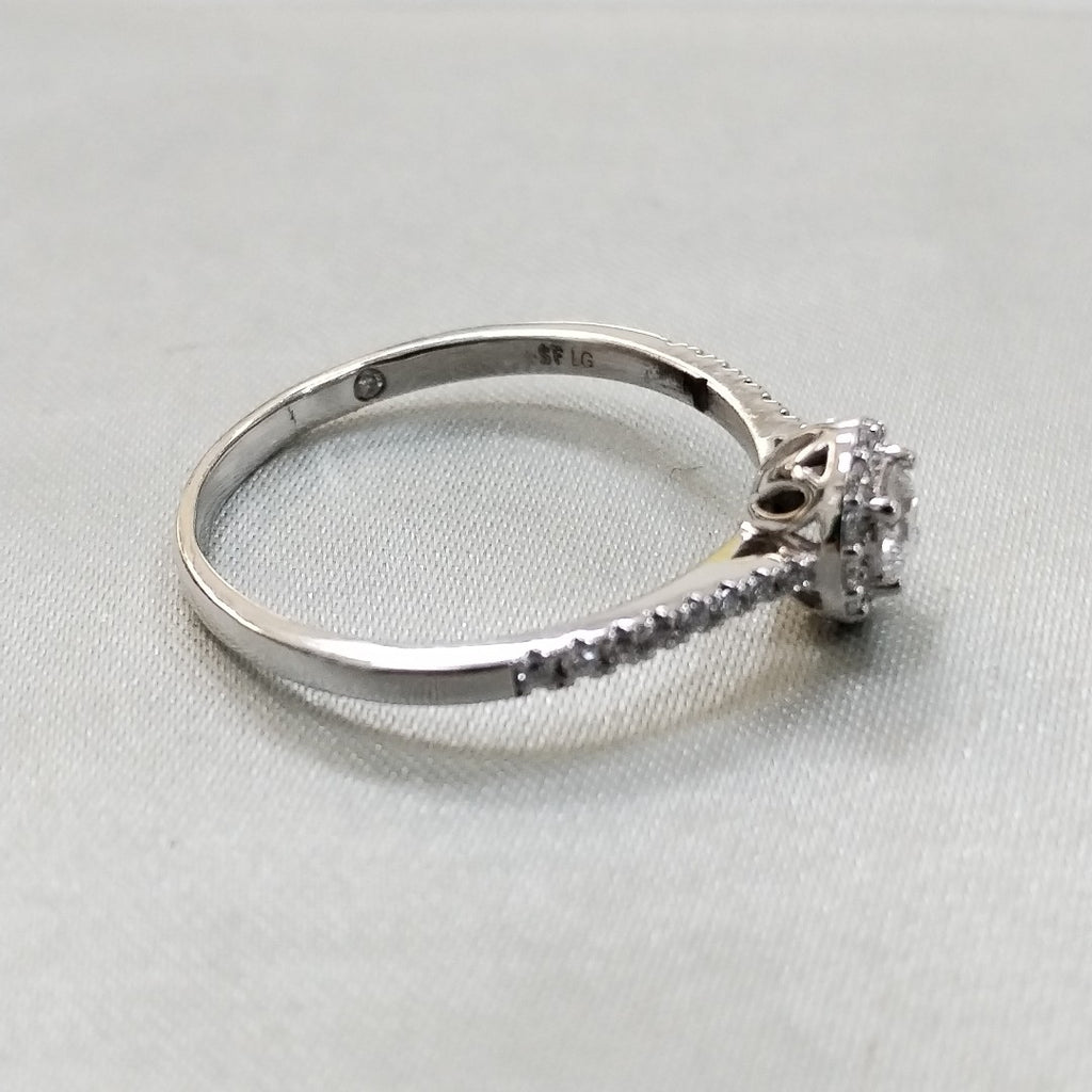 ANILLITO ORO,ORO BLANCO 14 K 2,40 GRMS (SEMINUEVO)