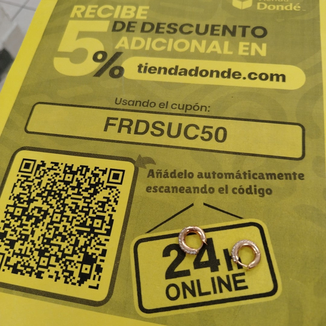 ARRACADAS PAR ORO 18 K 6,60 GRMS (SEMINUEVO)