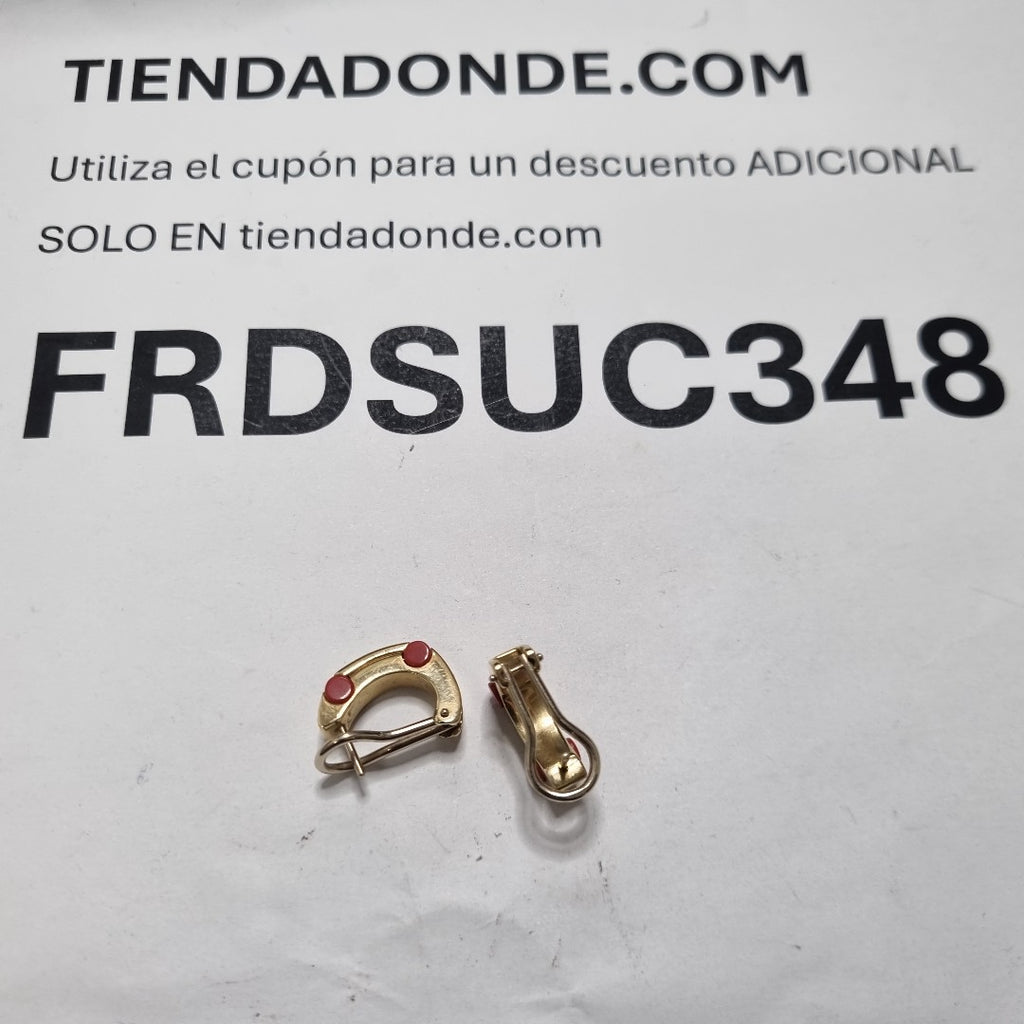 ARETES PAR ORO 14 K 7.7 GRMS (SEMINUEVO)