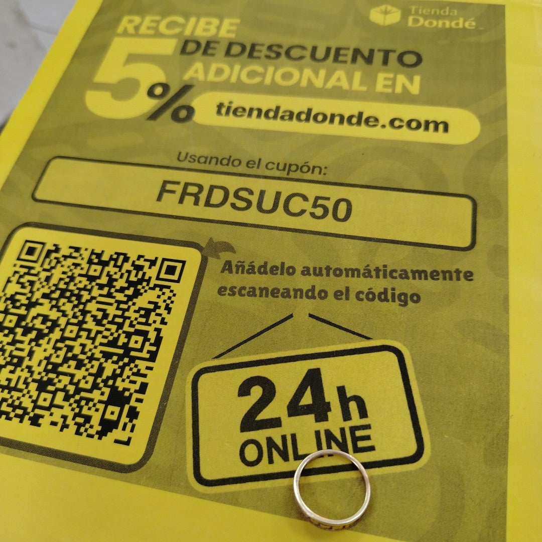 ANILLITO ORO 14 K 3 GRMS (SEMINUEVO)