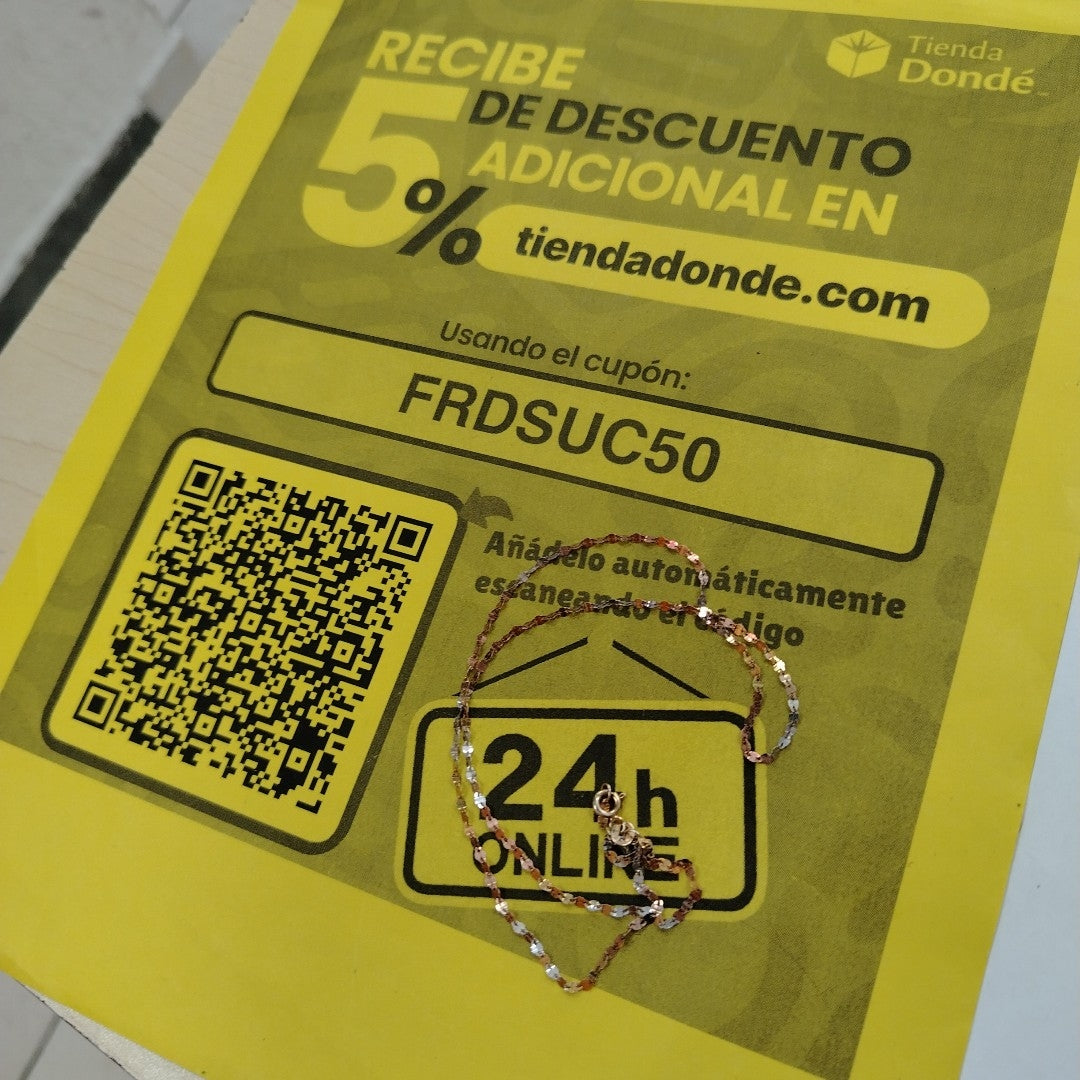 GARGANTILLA ORO 10 K 2 GRMS (SEMINUEVO)