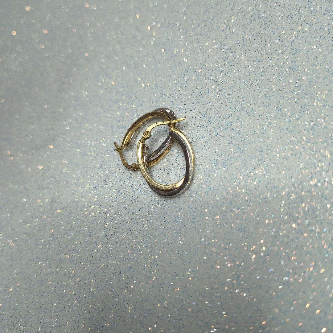ARRACADAS PAR ORO 14 K 1.4 GRMS (SEMINUEVO)