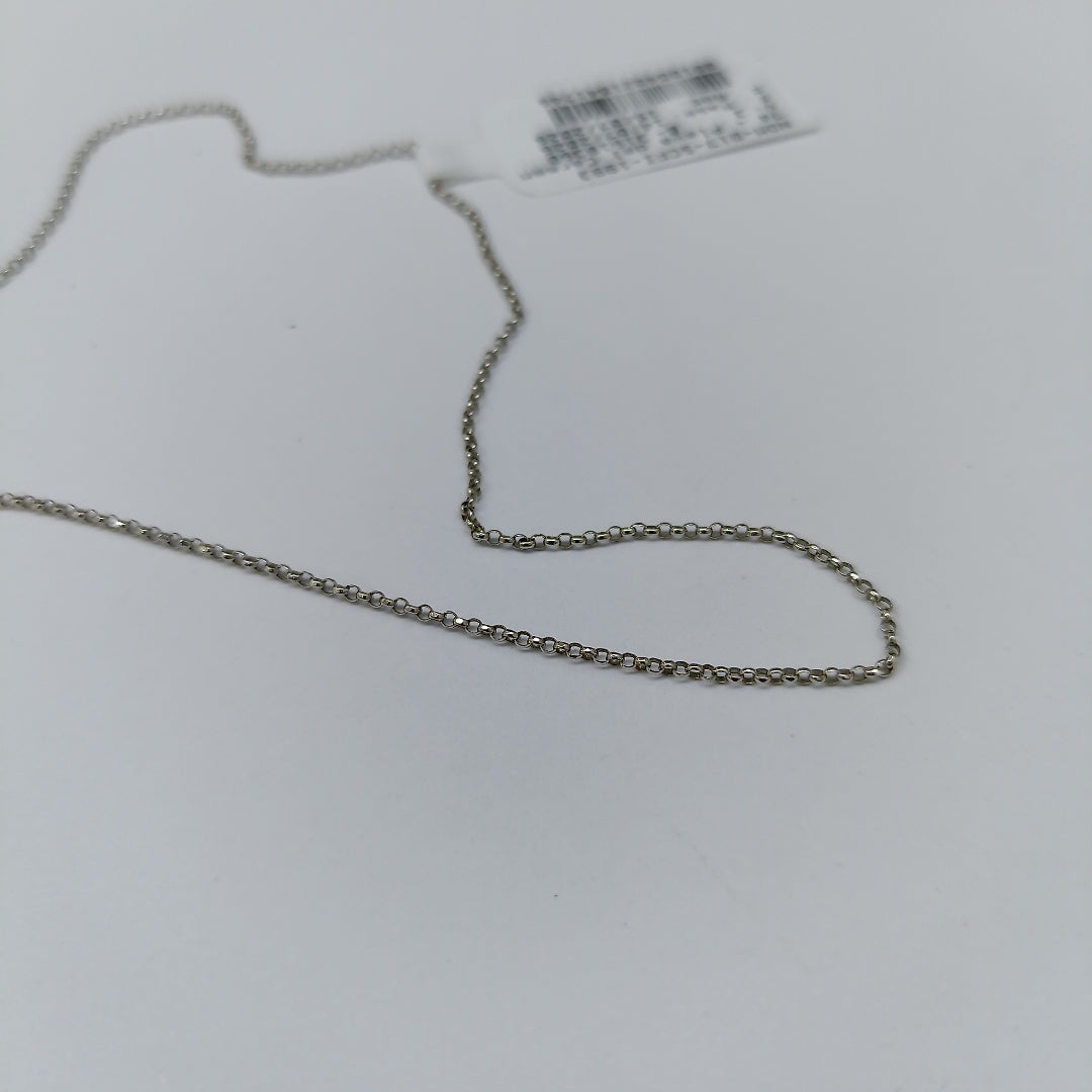 CADENA ORO BLANCO 14 K 1.5 GRMS (SEMINUEVO)