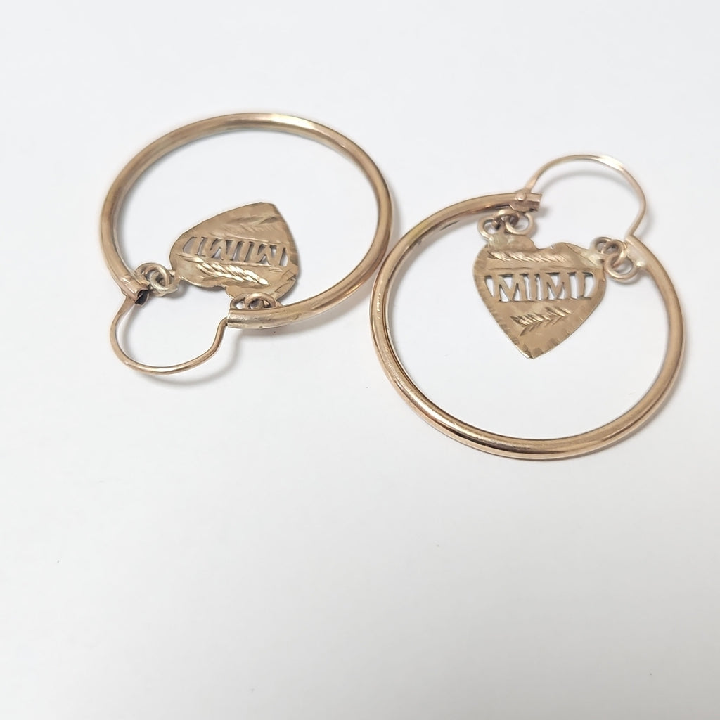 ARETES PAR ORO 8 K 5,20 GRMS (SEMINUEVO)