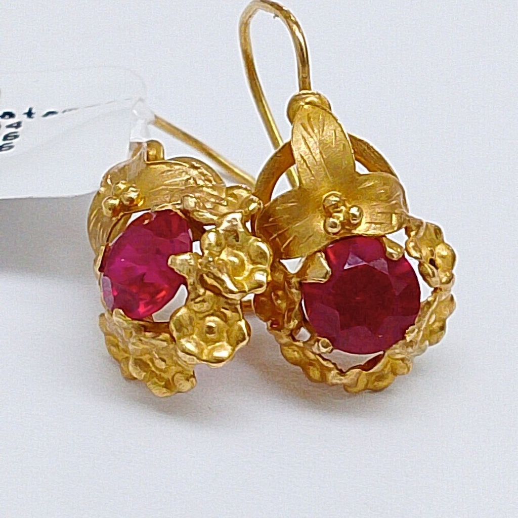 ARETES PAR ORO 18 K 2.3 GRMS (SEMINUEVO)