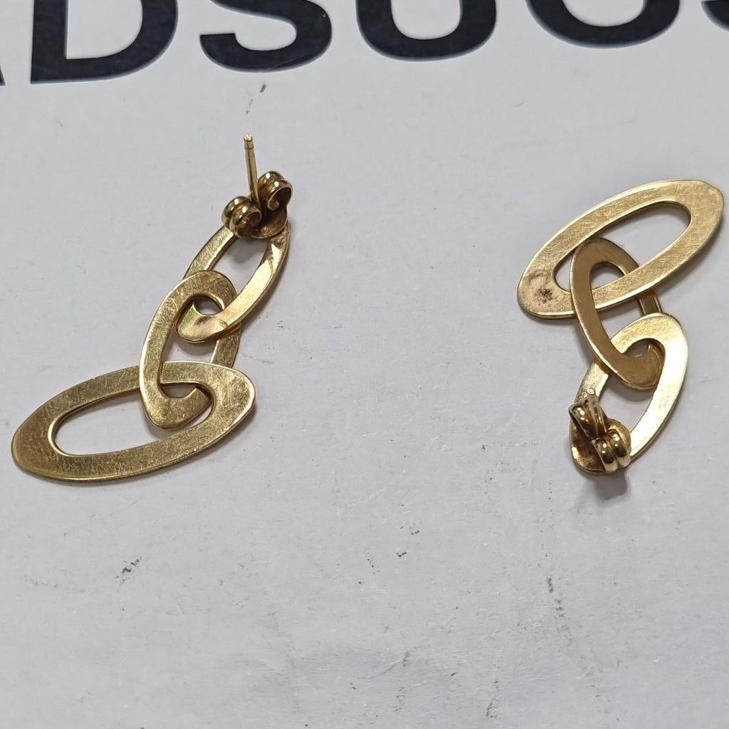 ARETES PAR ORO 18 K 4.9 GRMS (SEMINUEVO)