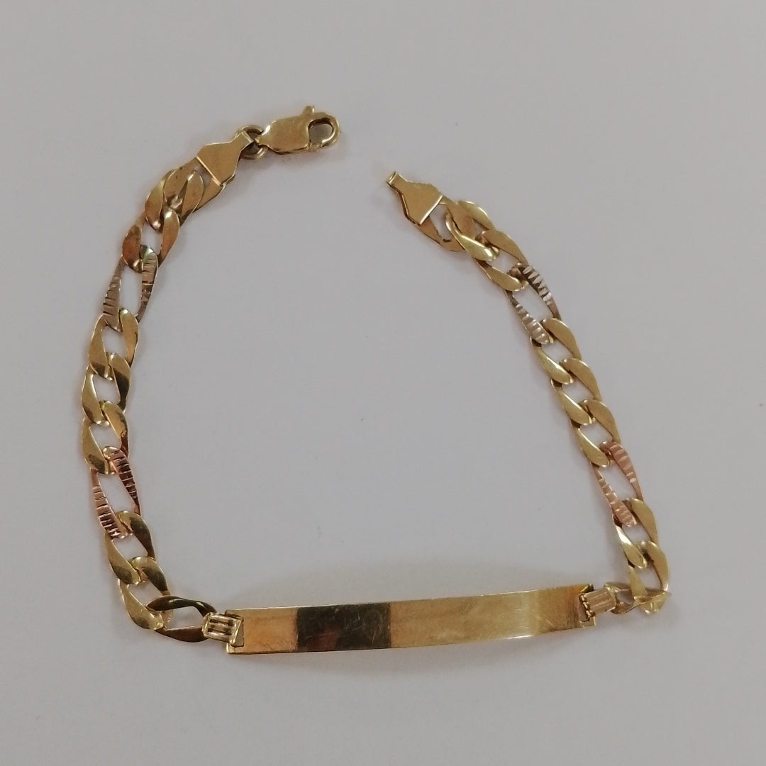 ESCLAVA ORO COMBINADO 14 K 3,00 GRMS (SEMINUEVO)