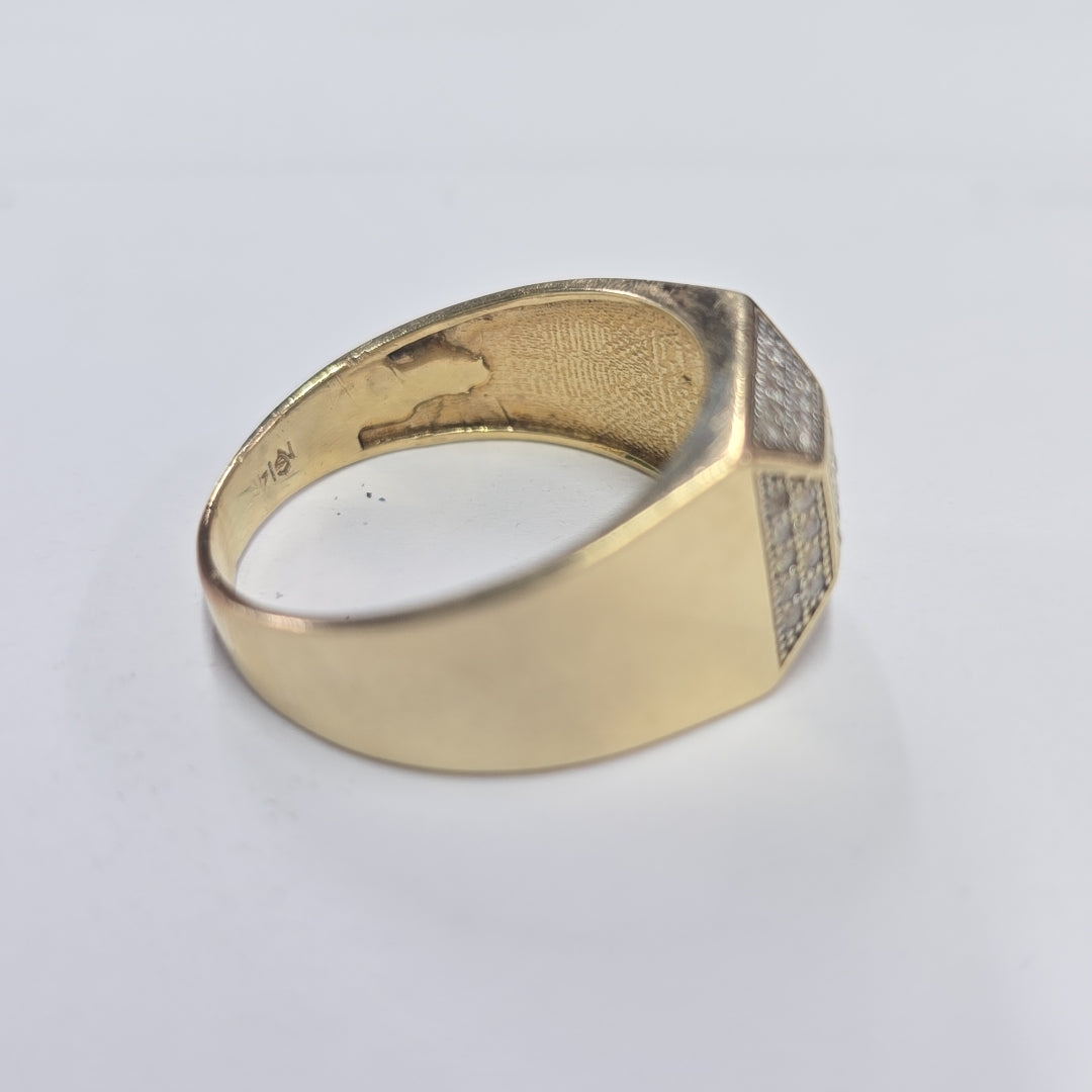 ANILLO ORO 14 K 5.3 GRMS (SEMINUEVO)