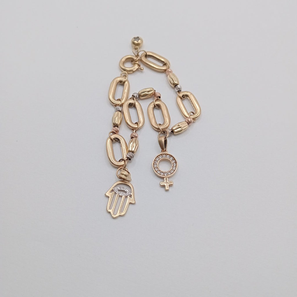 PULSERA ORO 14 K 7.6 GRMS (SEMINUEVO)