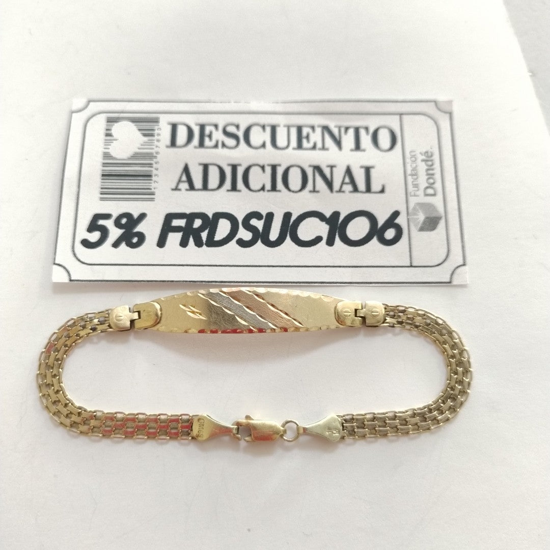 ESCLAVA ORO 10 K 5.5 GRMS (SEMINUEVO)