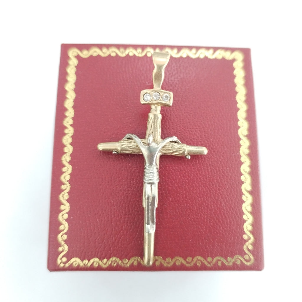 CRUCIFIJO ORO 10 K 2,70 GRMS (SEMINUEVO)