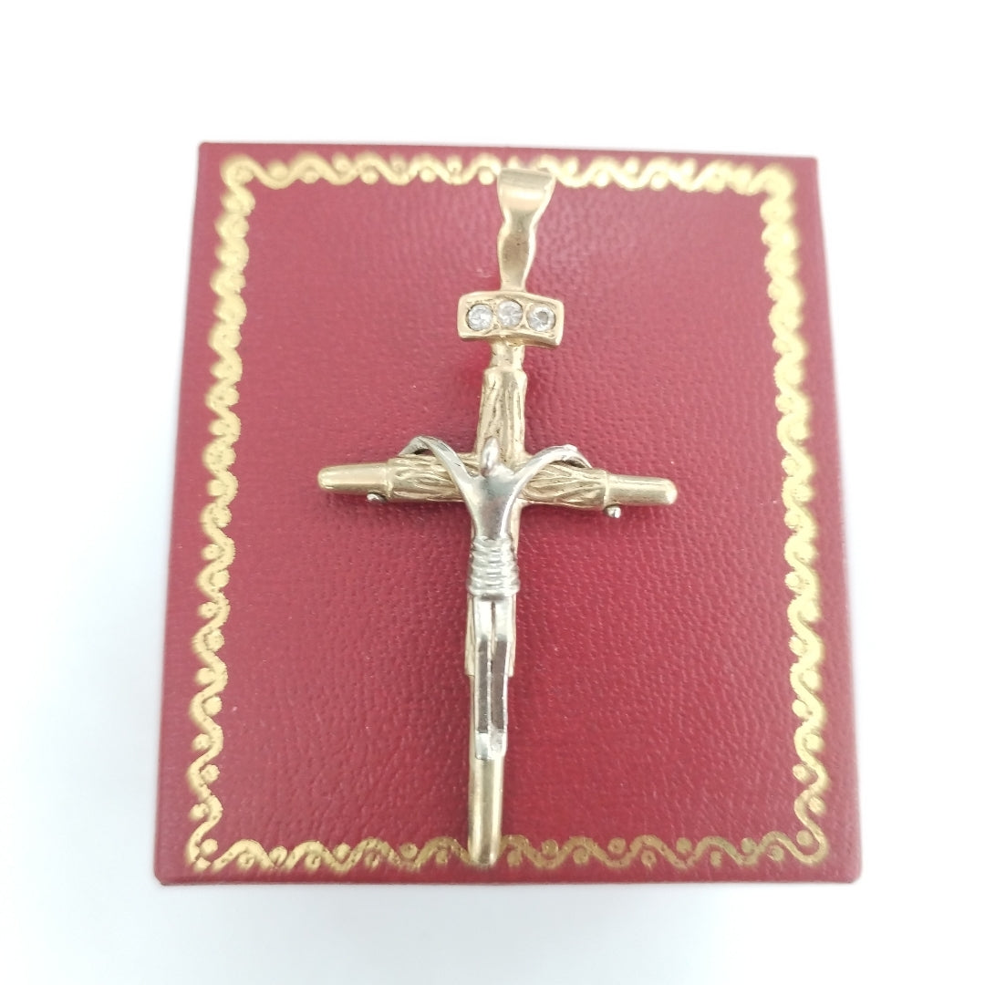 CRUCIFIJO ORO 10 K 2,70 GRMS (SEMINUEVO)