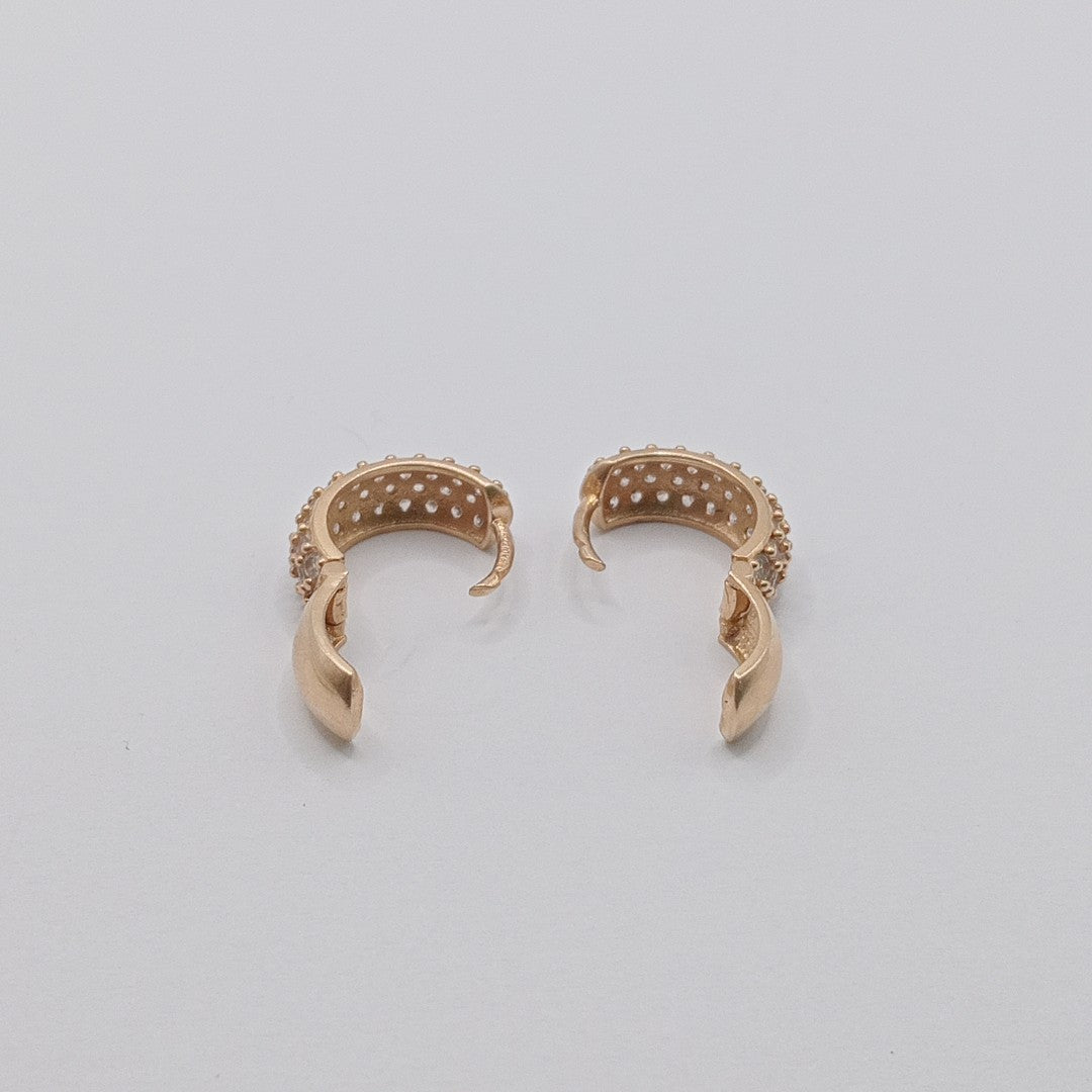 ARRACADAS PAR ORO 10 K 3,90 GRMS (SEMINUEVO)