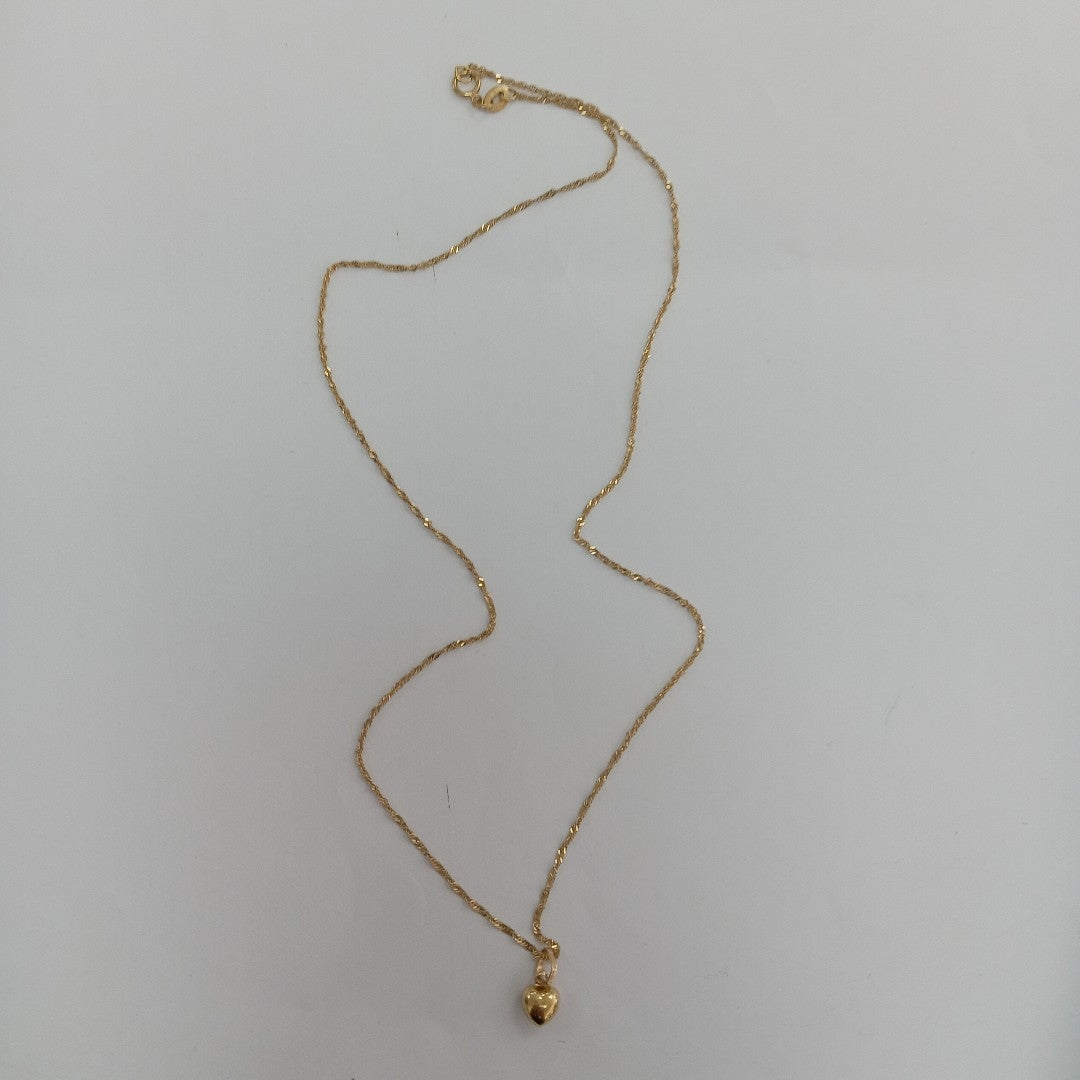 CADENA, DIJE ORO 10 K 1.5 GRMS (SEMINUEVO)