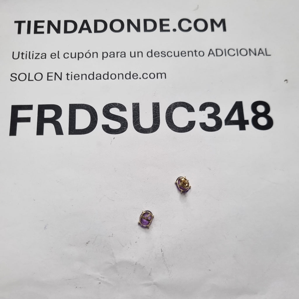 ARETES PAR ORO 14 K 1,00 GRMS (SEMINUEVO)