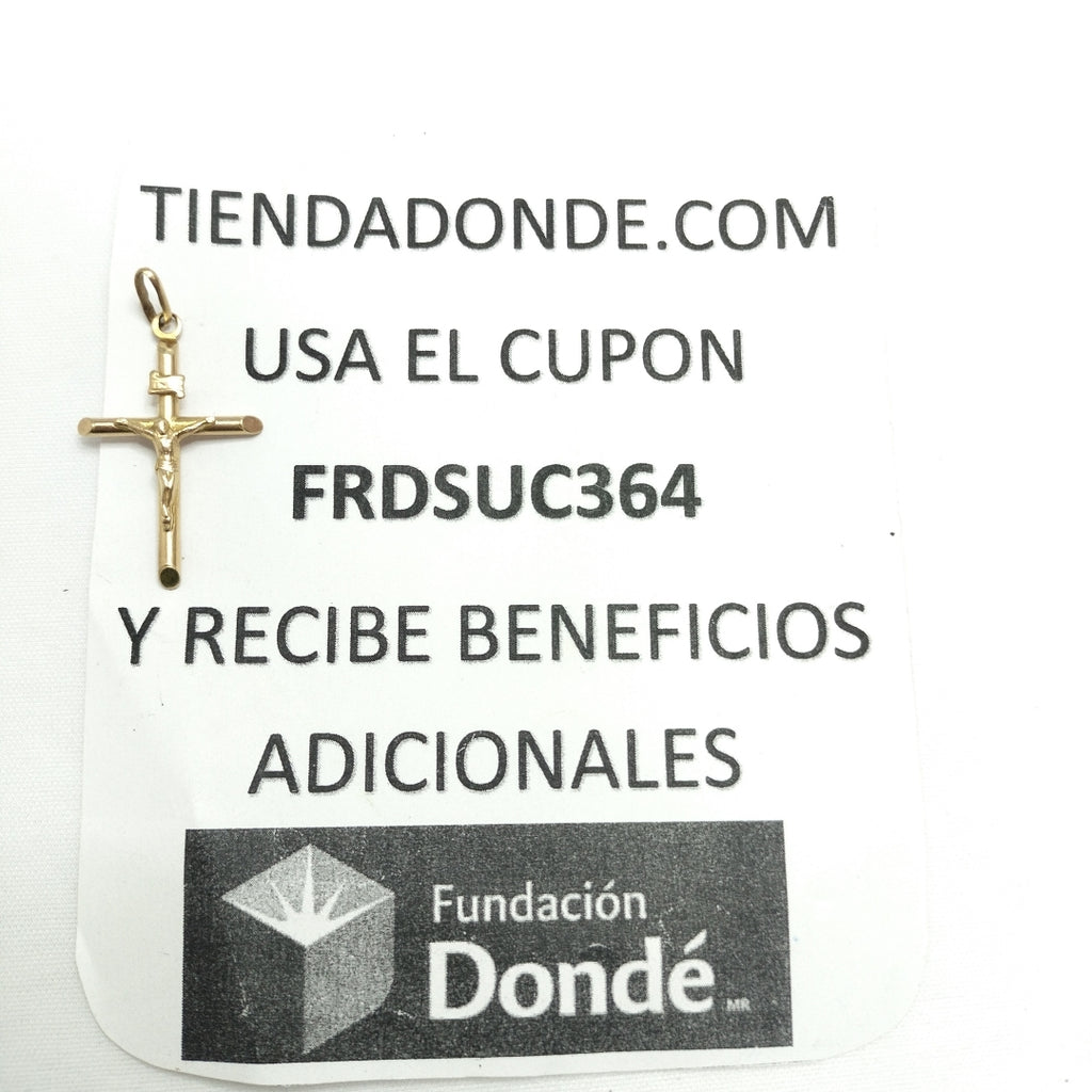 CRUCIFIJO ORO 10 K 2.4 GRMS (SEMINUEVO)