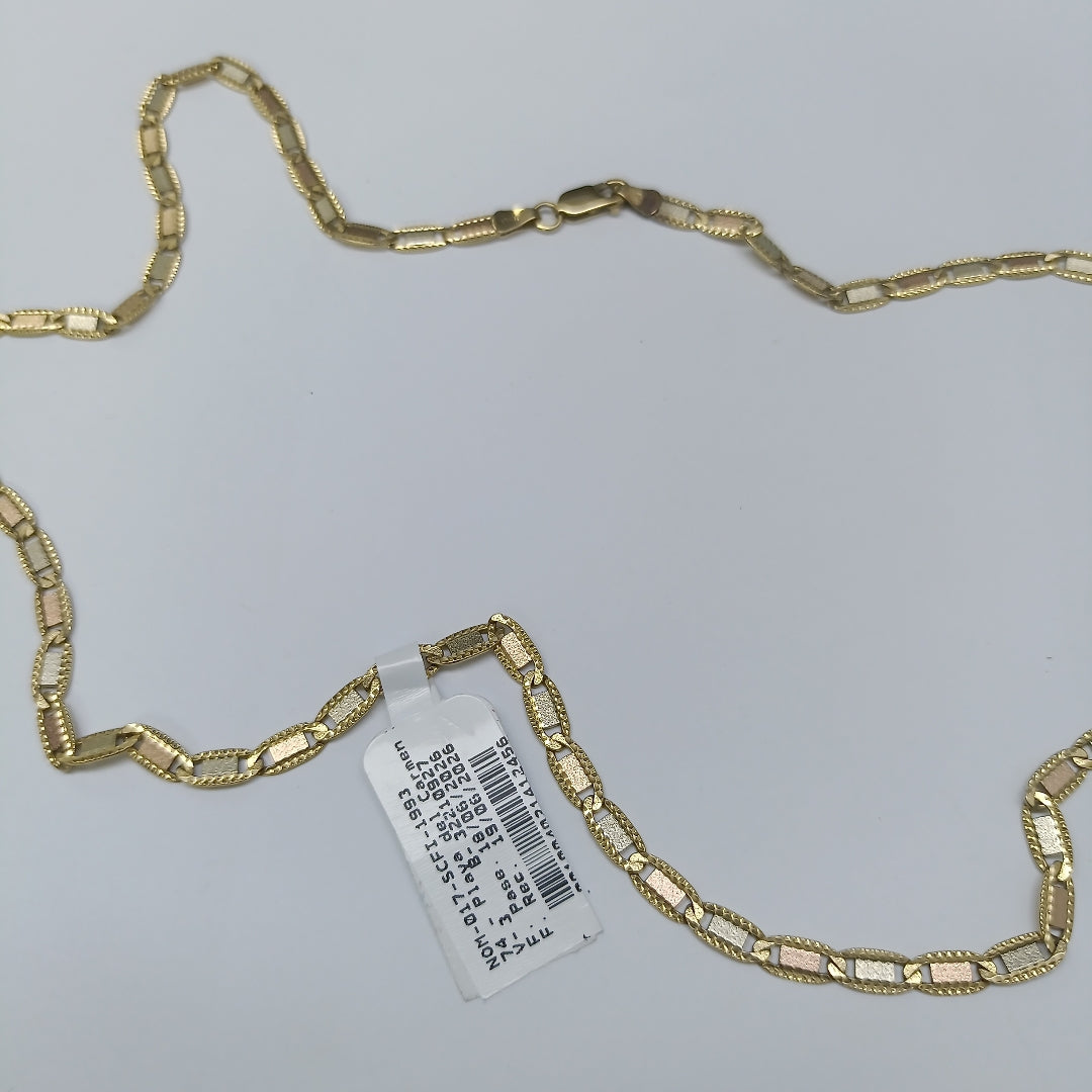 CADENA ORO COMBINADO 10 K 15,50 GRMS (SEMINUEVO)