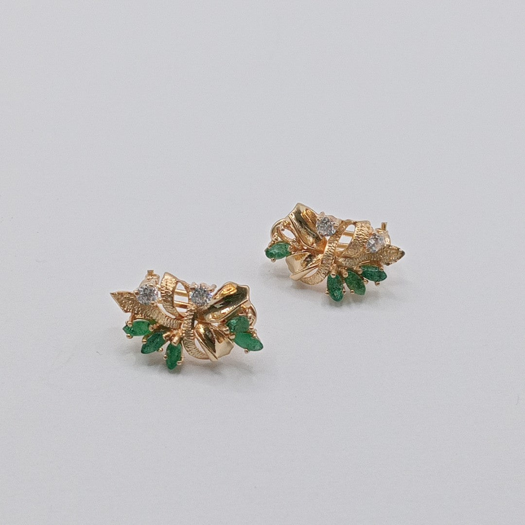 ARETES PAR ORO 14 K 4,50 GRMS (SEMINUEVO)