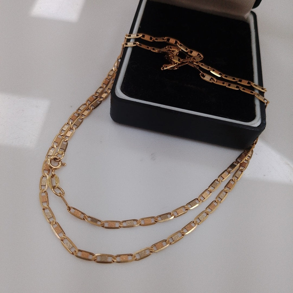 CADENA ORO COMBINADO 14 K 5,70 GRMS (SEMINUEVO)