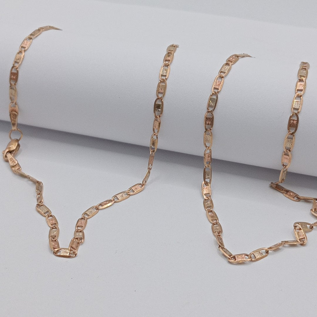 CADENA ORO COMBINADO 10 K 6.4 GRMS (SEMINUEVO)