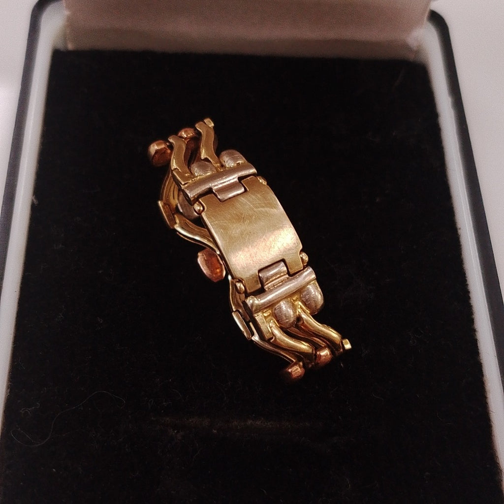 ANILLITO ORO COMBINADO 14 K 4,30 GRMS (SEMINUEVO)