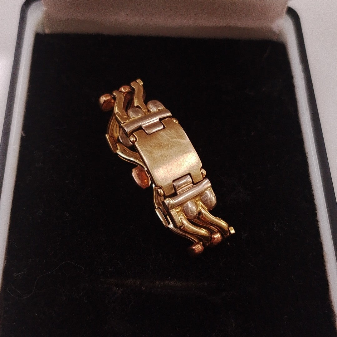 ANILLITO ORO COMBINADO 14 K 4,30 GRMS (SEMINUEVO)