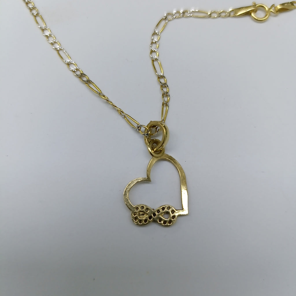 CADENA, DIJE ORO 10 K 3.5 GRMS (SEMINUEVO)