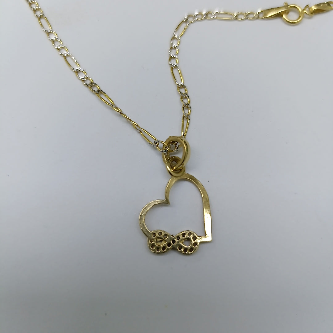 CADENA, DIJE ORO 10 K 3.5 GRMS (SEMINUEVO)