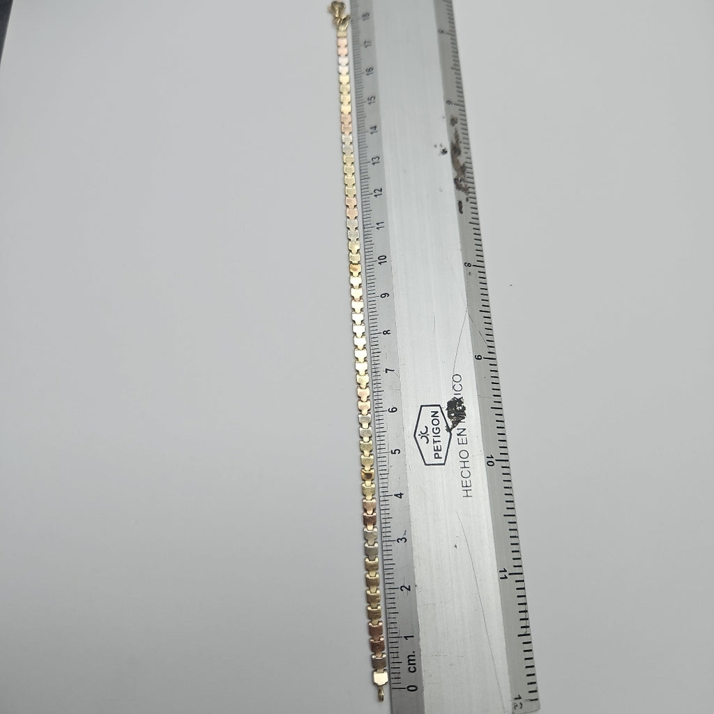 PULSERA ORO,ORO COMBINADO 14 K 3,80 GRMS (SEMINUEVO)