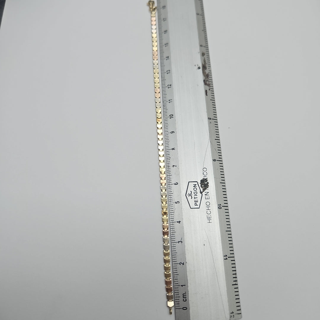 PULSERA ORO,ORO COMBINADO 14 K 3,80 GRMS (SEMINUEVO)