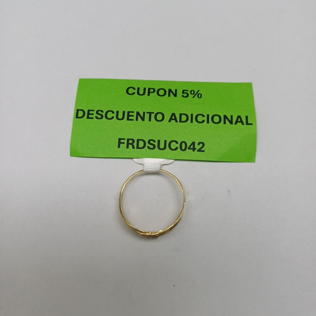 ANILLITO ORO, RODIADO 14 K 1.7 GRMS (SEMINUEVO)